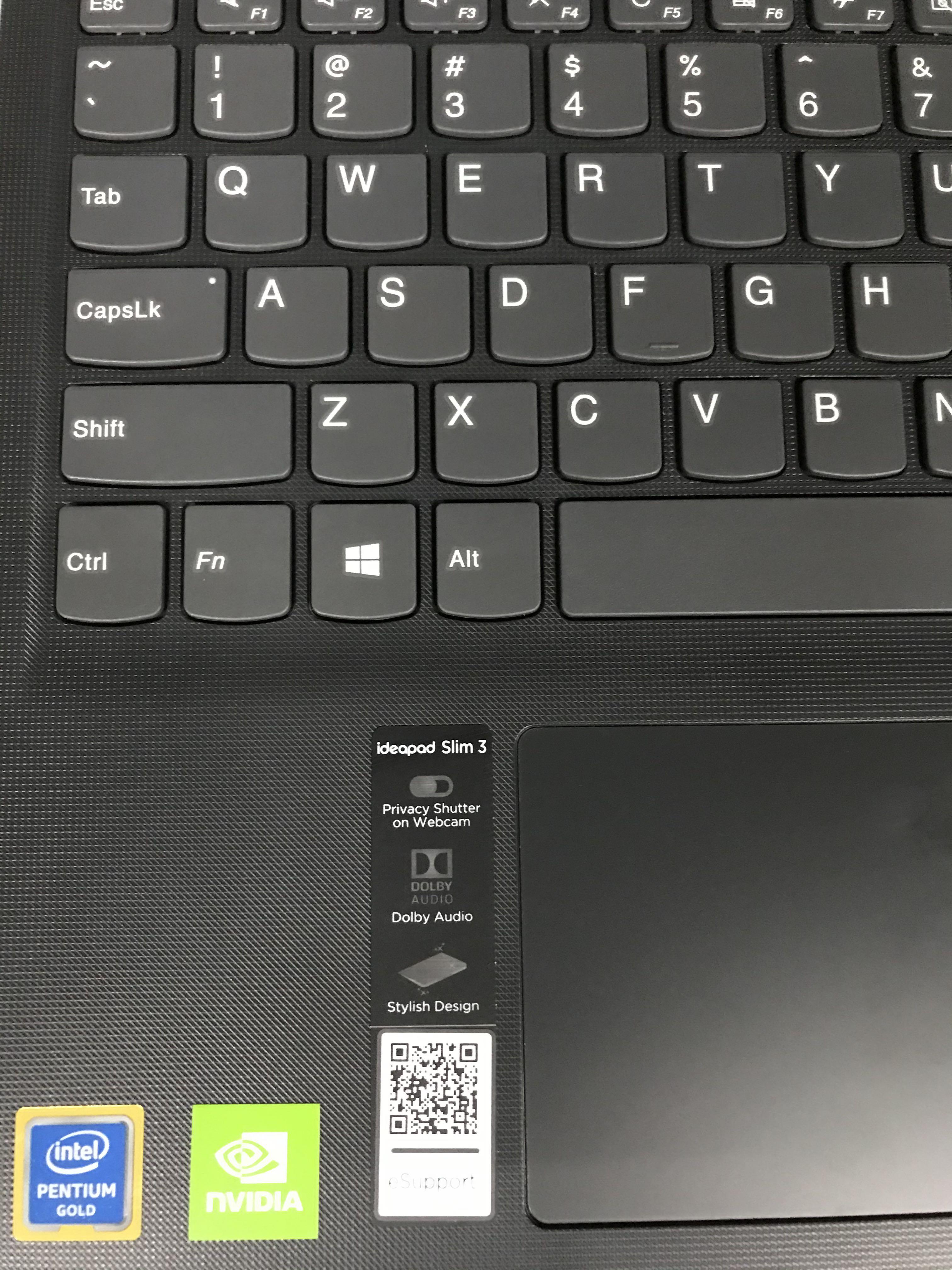 Lenovo Ip3 15iml Slim3 Intel Pentium W Mx130 Nvidia Graphics Electronics Computers Laptops On Carousell