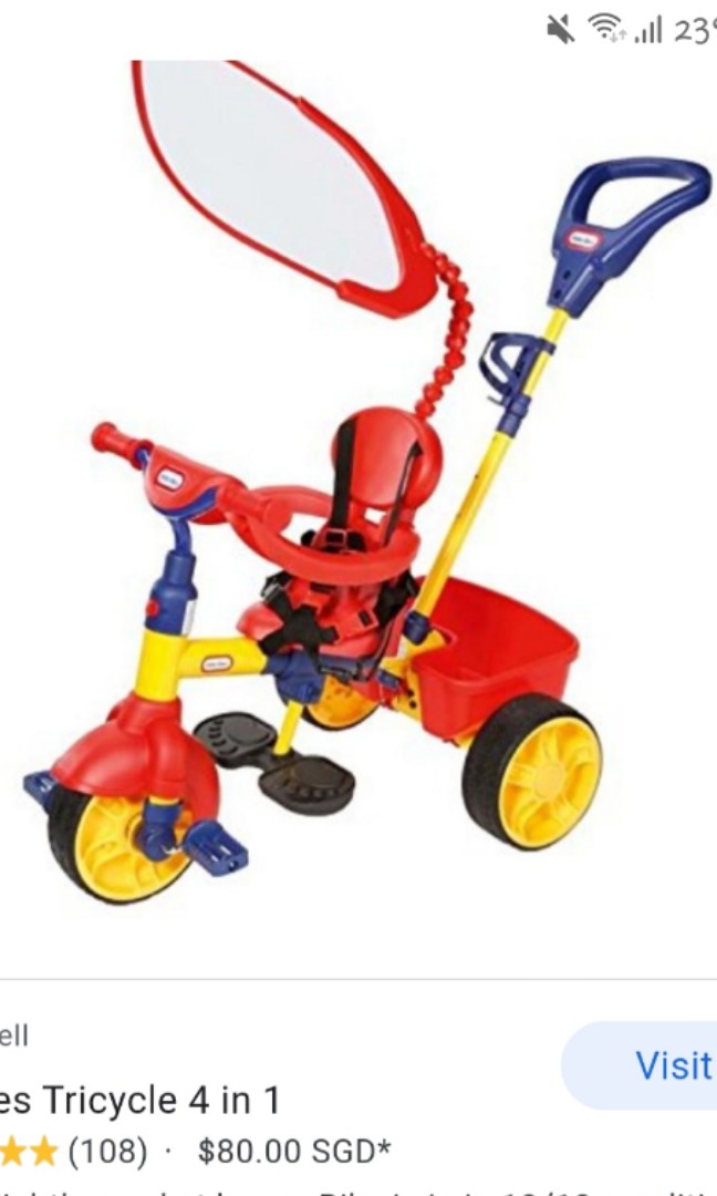 tricycle evolutif little tikes
