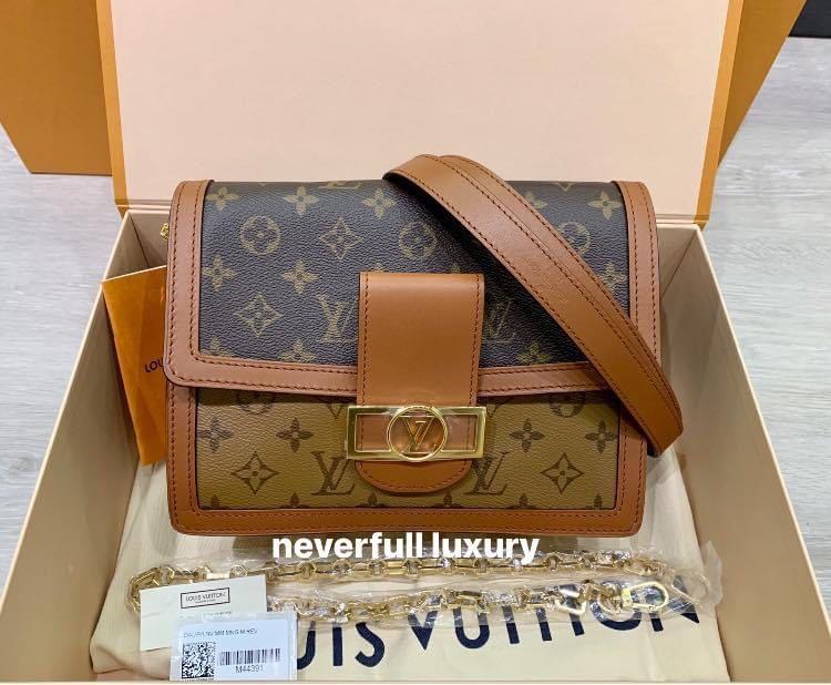 Louis Vuitton Dauphine MM Monogram Reverse Bag