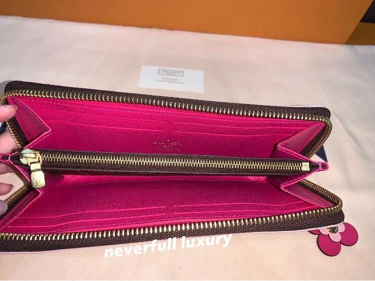 Louis Vuitton Emilie Wallet Monogram Pink, Luxury, Bags & Wallets on  Carousell