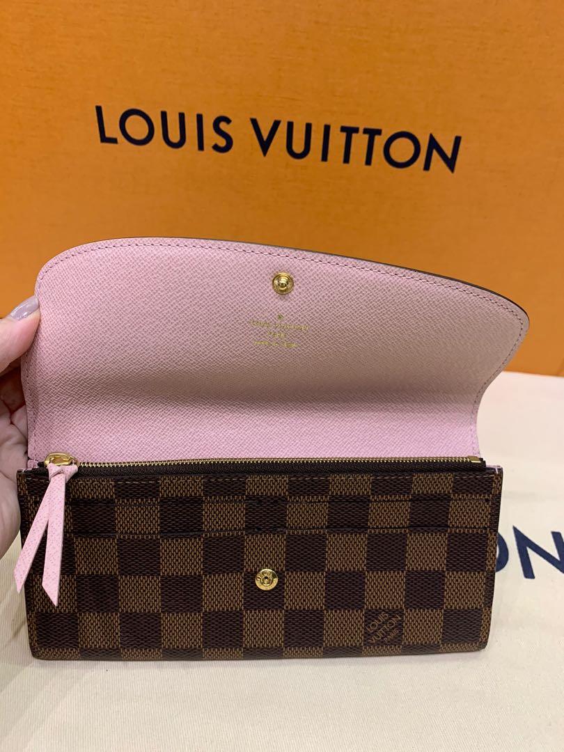 Shop Louis Vuitton DAMIER Sarah wallet (N60114, N63209) by Miyabi.
