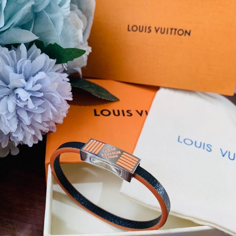 Authenticated Used Louis Vuitton Edge It Women's Men's Bracelet