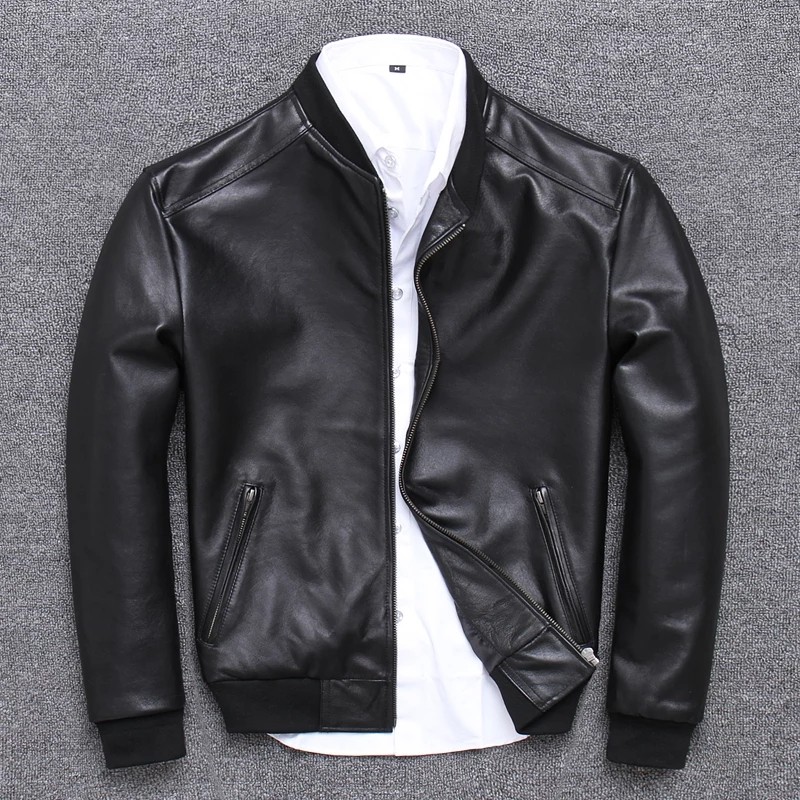 Mens leather hotsell jaket