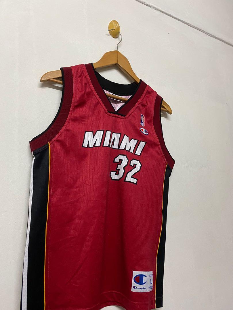 Miami Heat Champion NBA Jersey #32 Shaquille O'Neal Basketball Men  Size XL