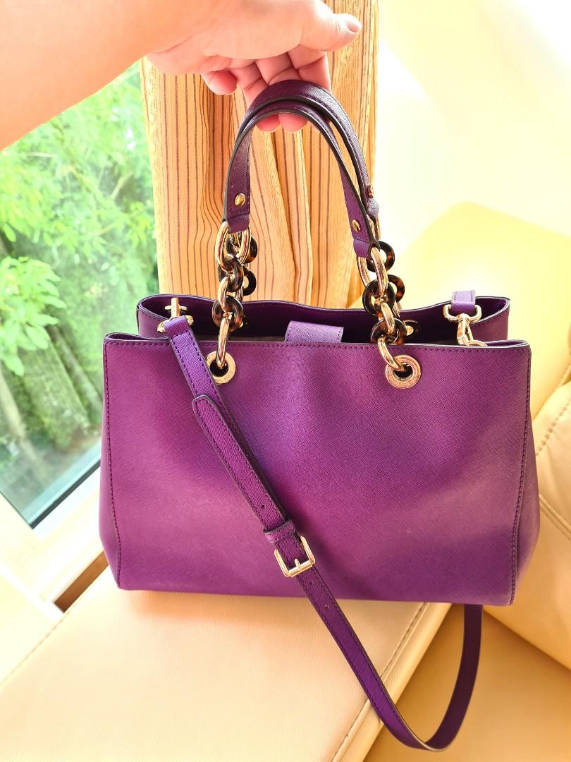 purple mk bag