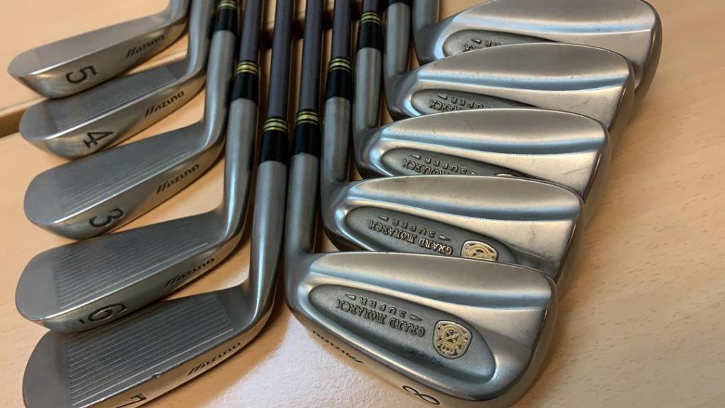 Mizuno Premium Model Grand Monarch Super 10Pcs R Flex Irons Set Golf Clubs
