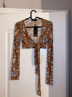 NASTY GAL TIE TOP BRAND NEW