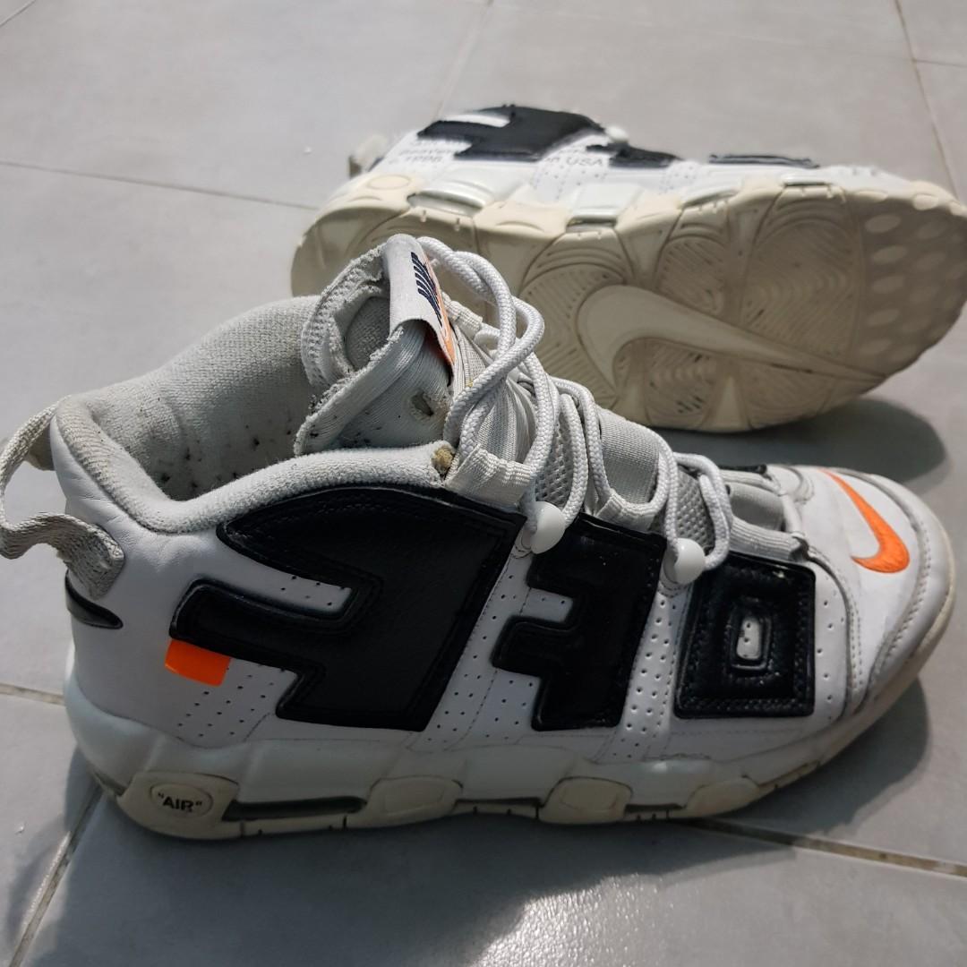 Nike Air Uptempo X Off White Original, Men'S Fashion, Footwear, Sneakers On  Carousell