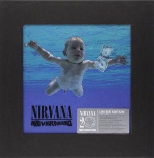 NIRVANA Nirvana Nevermind 20th Anniversary Super Deluxe Edition 4CD + DVD Box Set SEALED + Promo Banner Flag Set