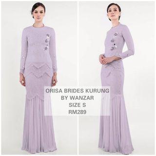 Orisa Brides Kurung By Wanzar - Lavendar