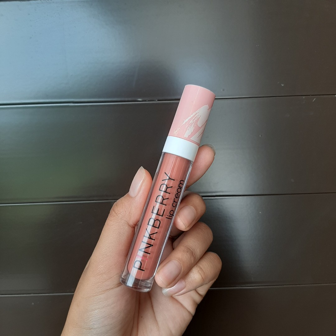 Pinkberry Lip Cream 403 Cherry Sweet Kesehatan Kecantikan