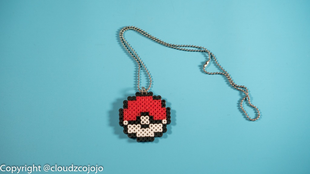 Pokeball Perler Bead Necklace Men S Fashion Watches Accessories Jewelry On Carousell