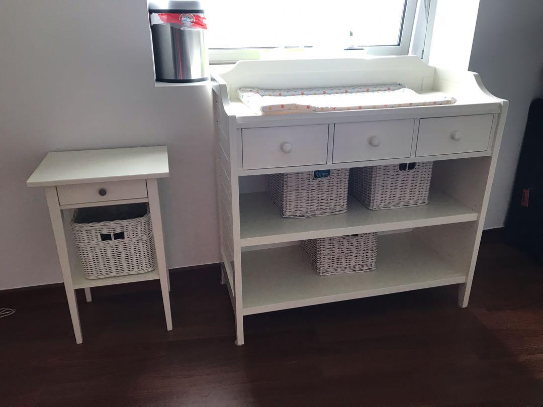 pottery barn baby changing table