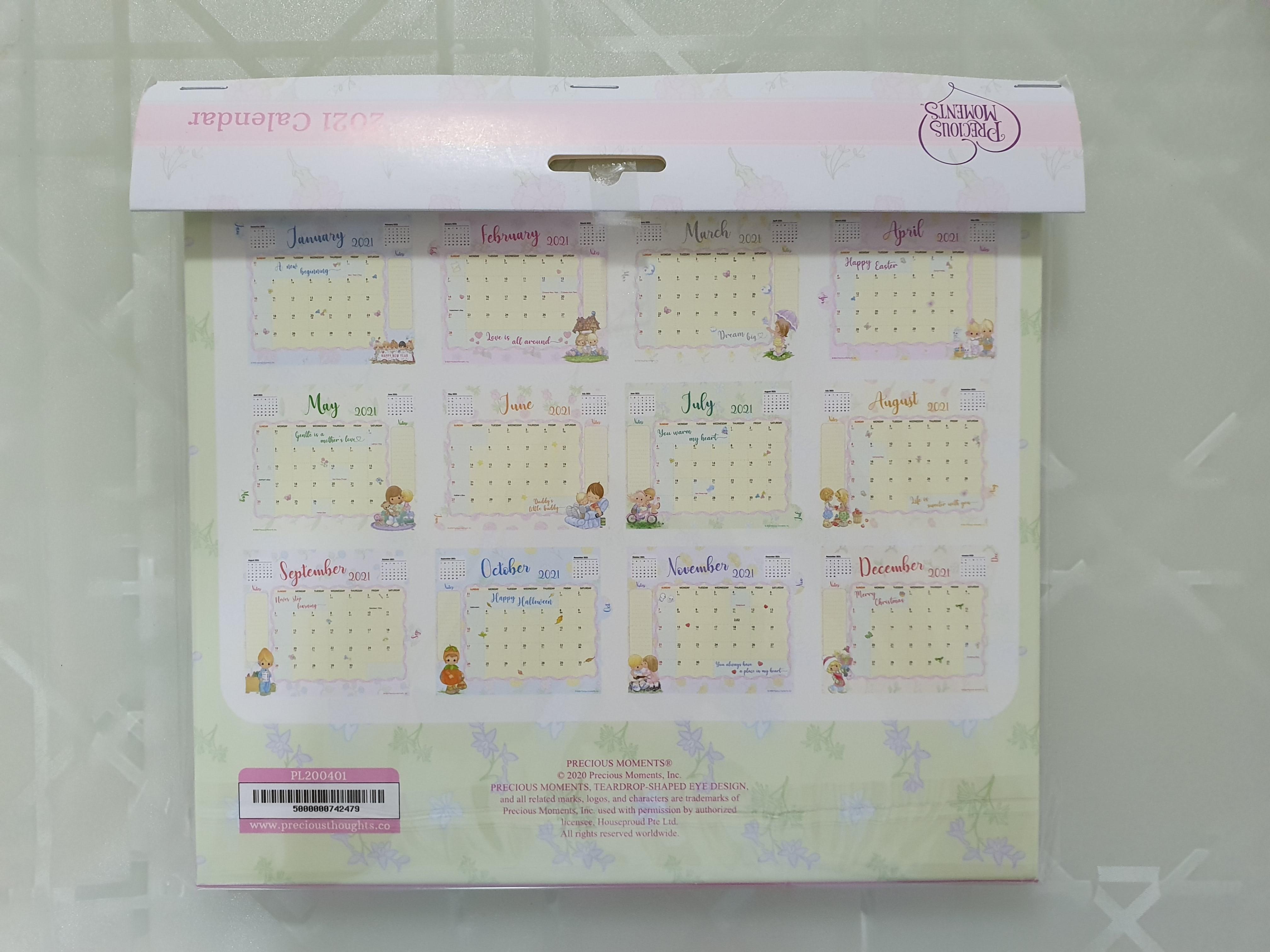 Precious Moments Calendar 2021 Hobbies Toys Stationery Craft Art