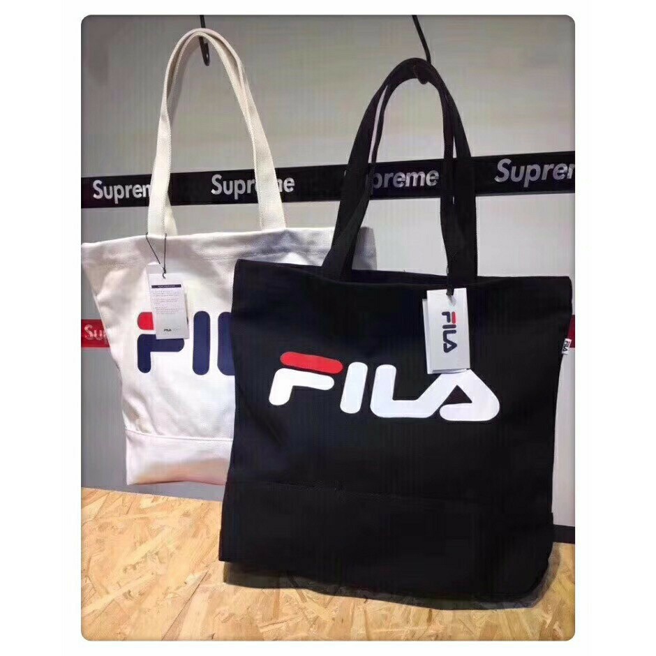 Fila canvas on sale tote