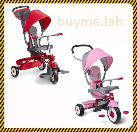 radio flyer 4 in 1 trike pink