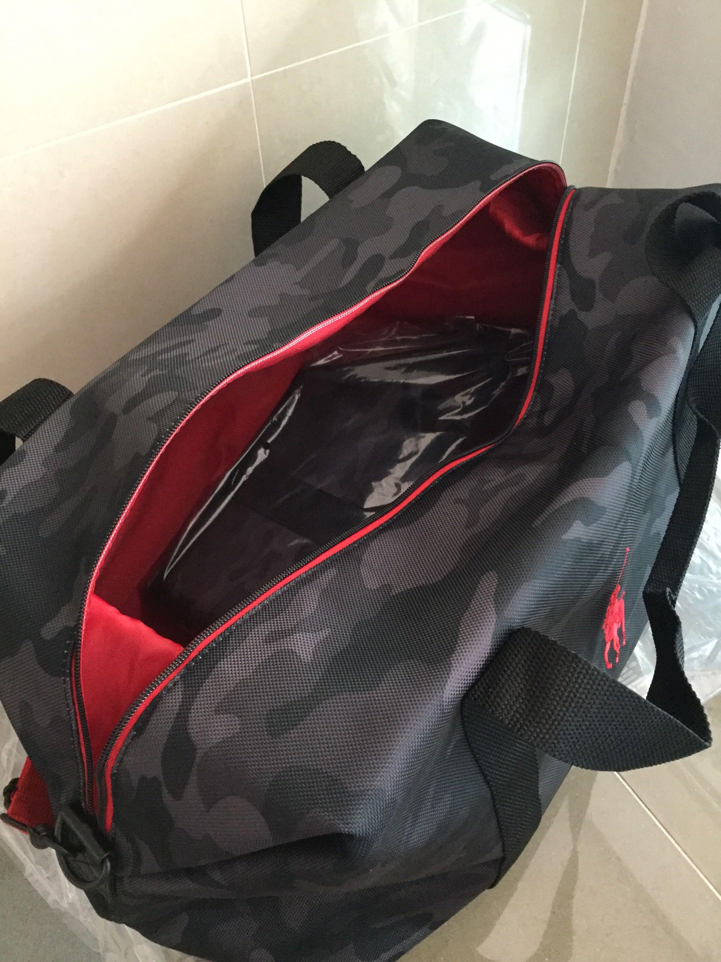 Polo ralph lauren sales camo duffle bag