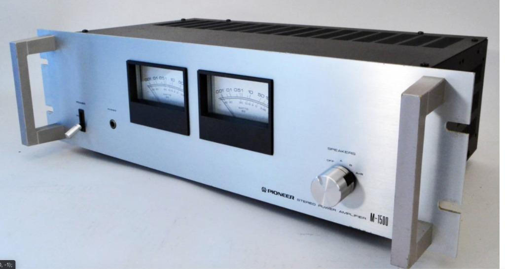 パイオニア パワーアンプ m-1500 Pioneer M-1500/C-1500/F-1500