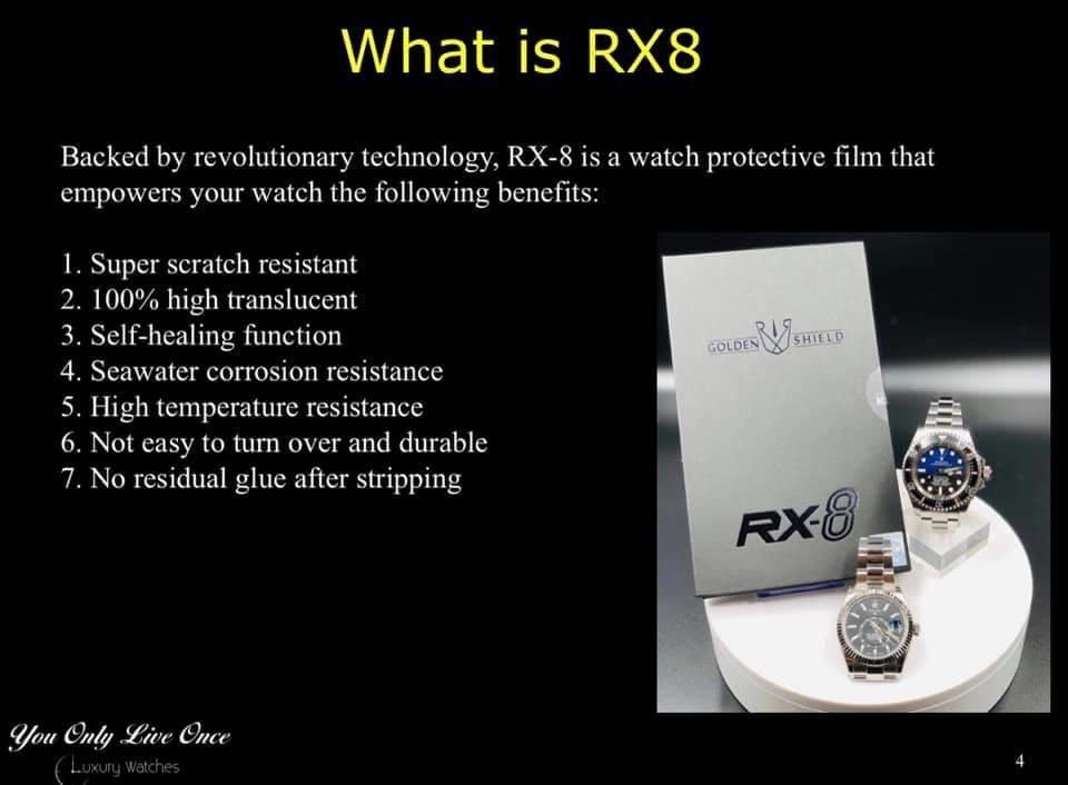 Anti Scratch Watch Shells™ Protective Film for Rolex® Clasp