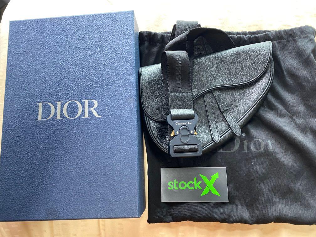 Dior Saddle Bag Black Grained Calfskin - Luxury Helsinki