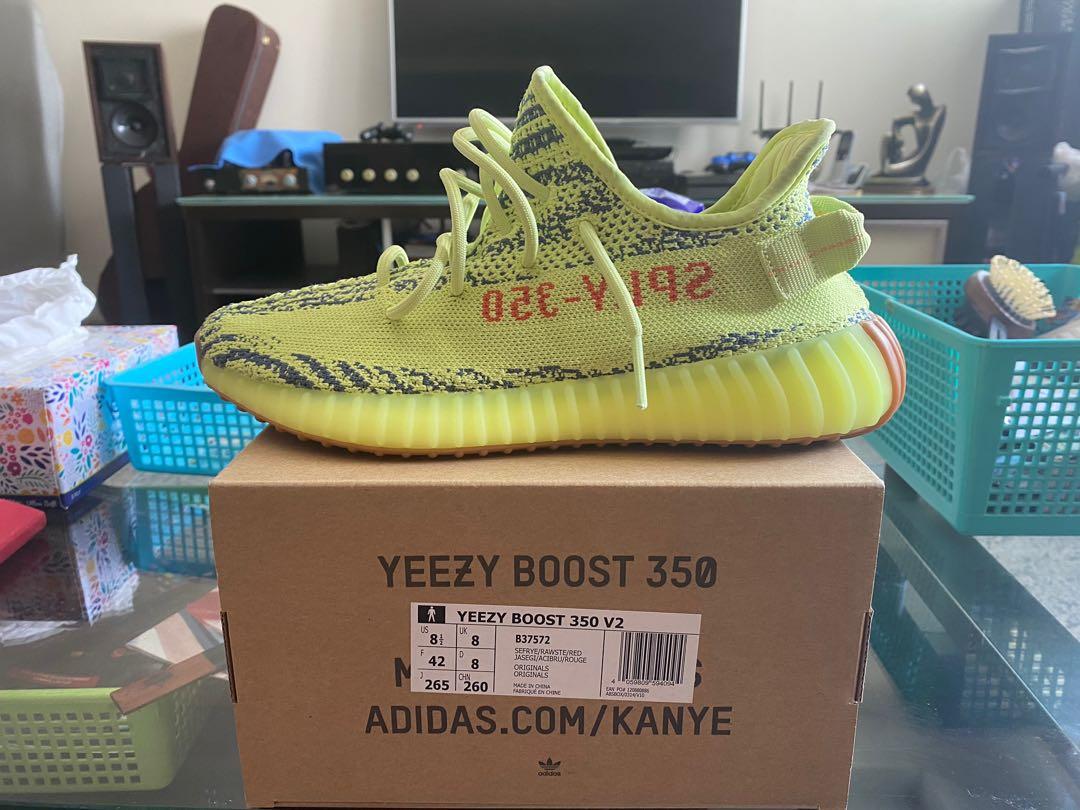 Yeezy frozen yellow kids hot sale