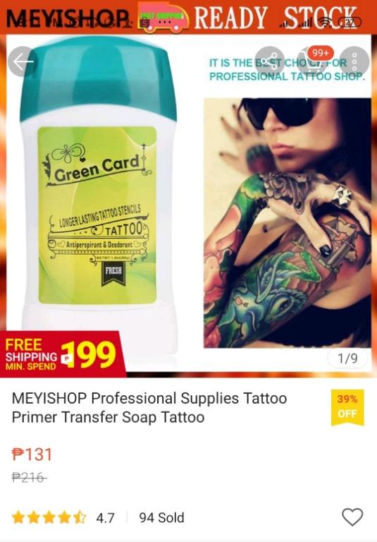 Tattoo Transfer Soap Stencil Stuff Tattoo Transfer Stick Stencil Primer