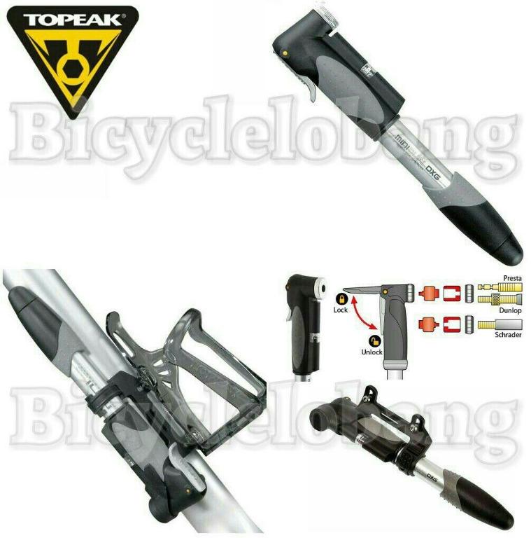 topeak mini dual bike pump with gauge