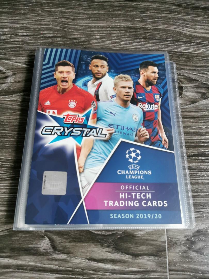 1 x Display 19/20 Topps Crystal Champions League Saison 2019/2020 Starterpack