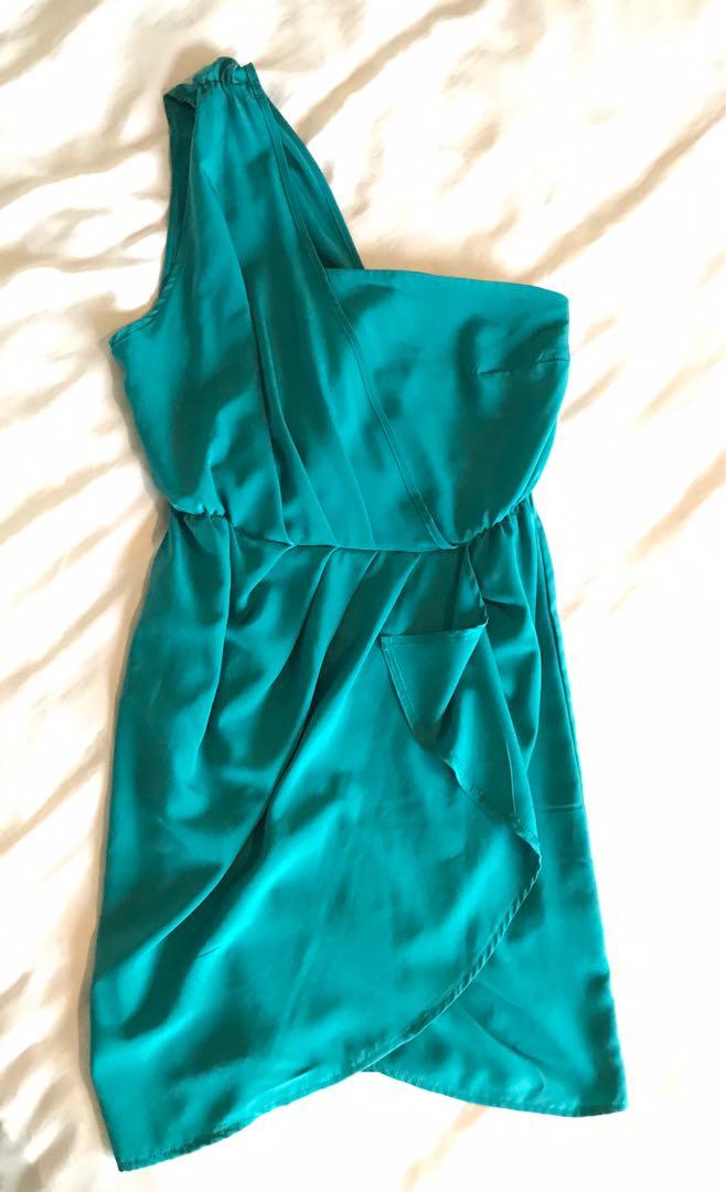 Topshop sales turquoise dress