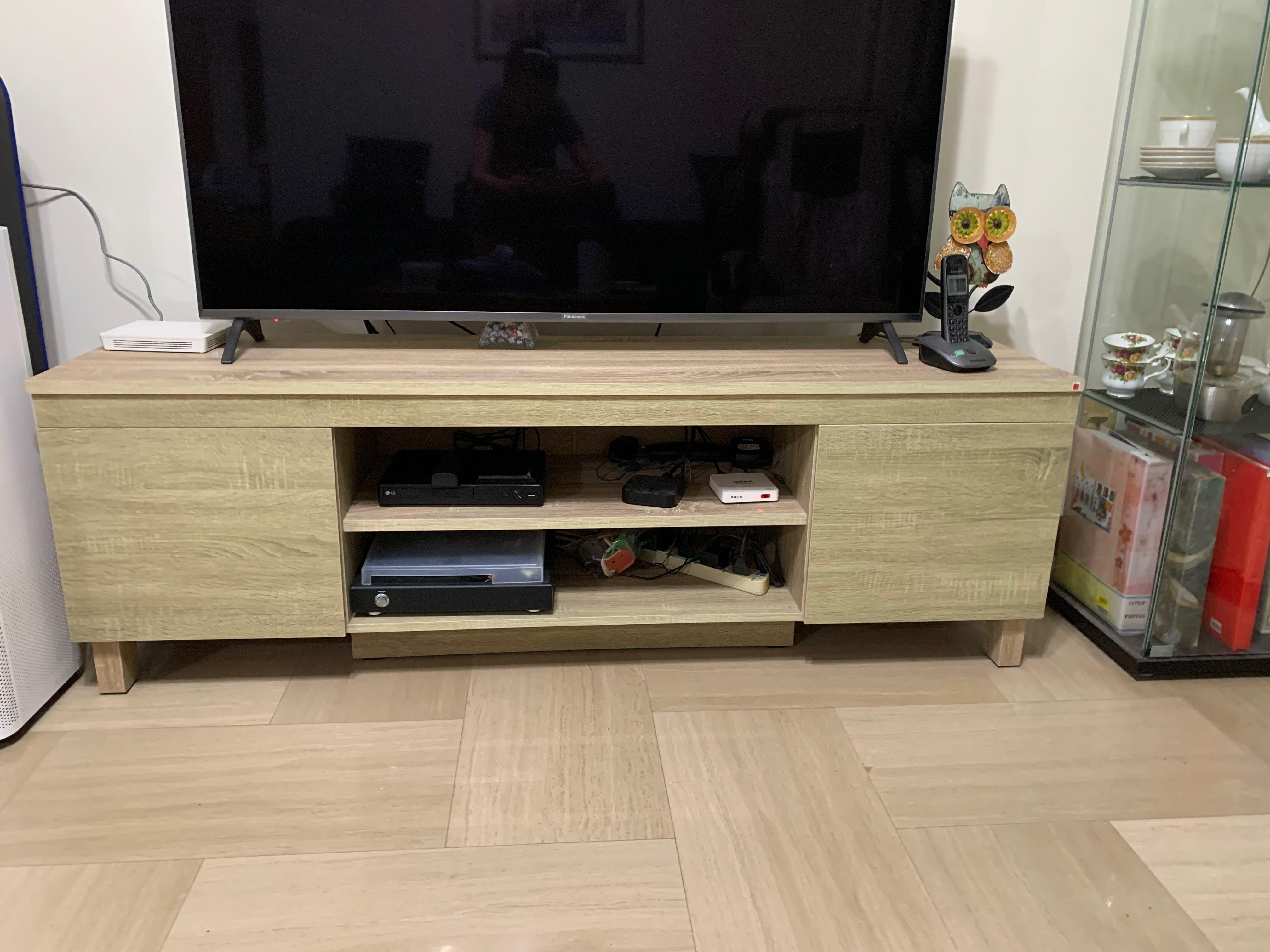 Vhive TV Console 2 years only L160cm x D40cm x H53cm Furniture