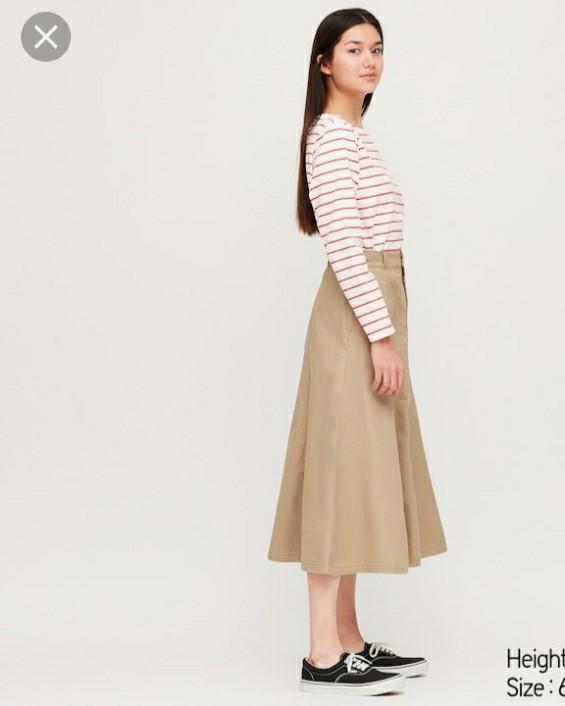 High waisted skirt uniqlo outlet