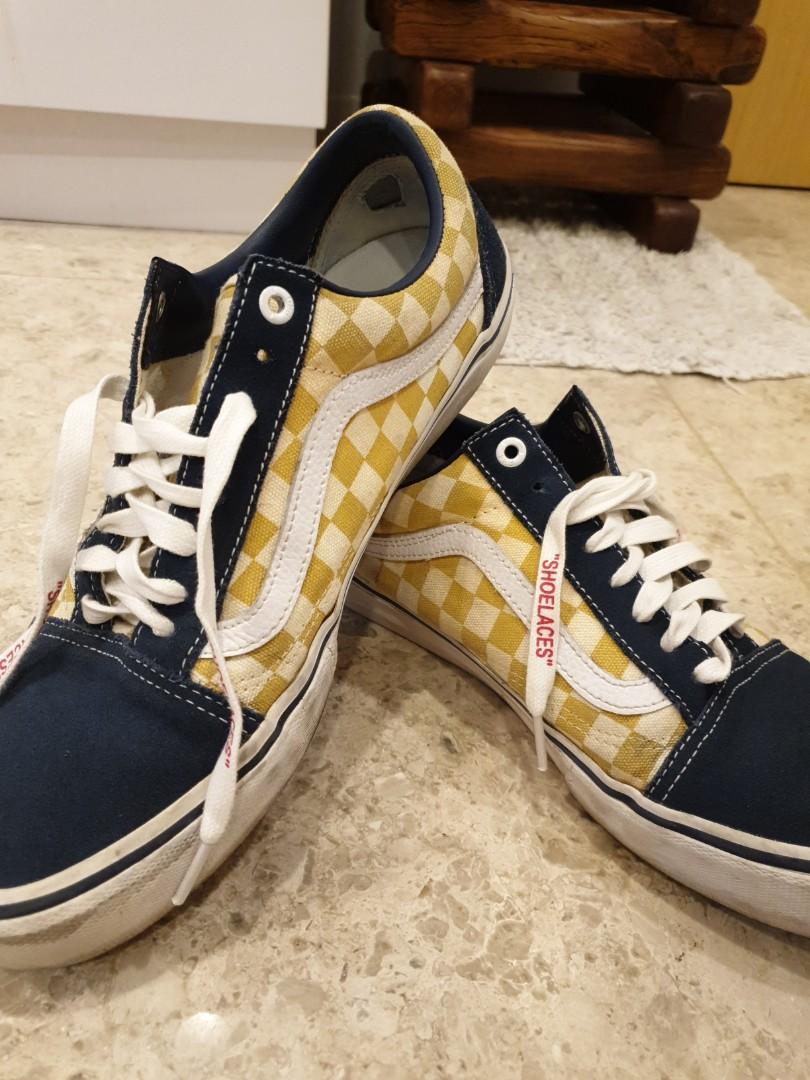 Vans Pro Skaters (Yellow Checkered 