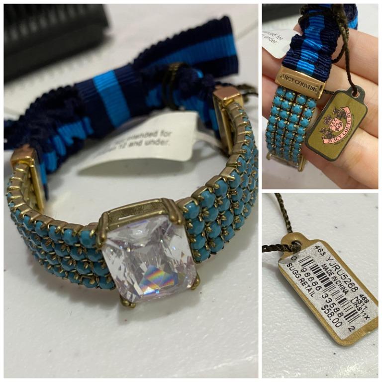 Vintage Juicy Couture Bracelet (Category: Bracelets) located in Manila. Submitted by tinseyra (Listing ID 1032854385, Image 1). Description: Vintage Juicy Couture Bracelet - Never used, with tag - Bought for P3k, selling for P1500 - Very good condition .