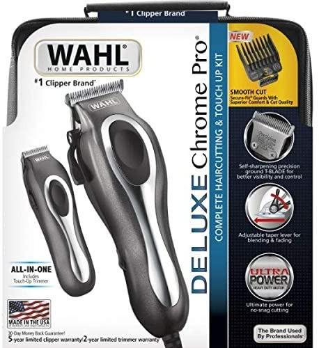 wahl chromepro premium haircutting kit