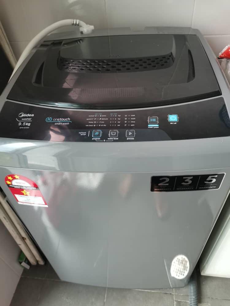 Midea 9.5Kg Fully Auto Washing Machine, Health & Nutrition, Assistive