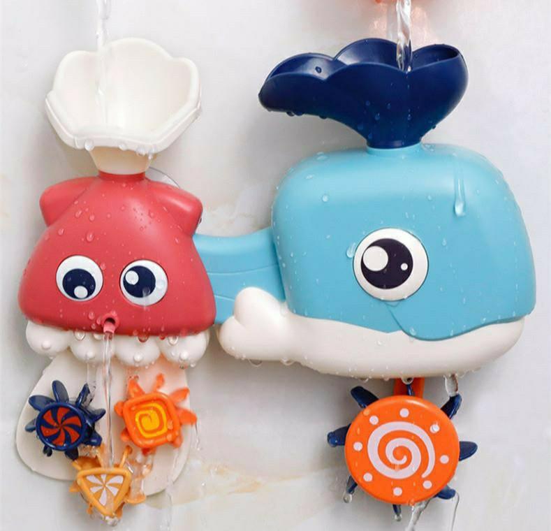 whale bath toys