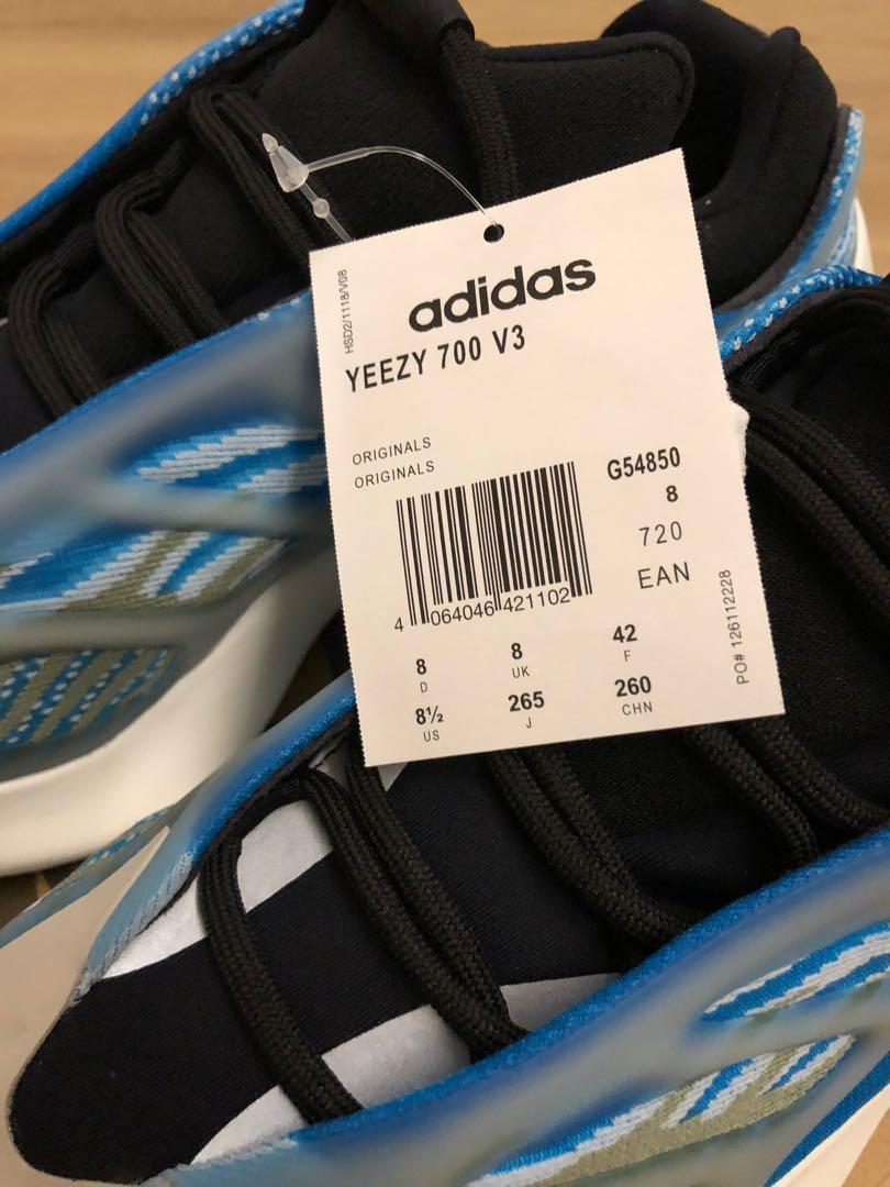 WTS Yeezy 700 V3 Azareth US 8.5 Men s Fashion Footwear Sneakers