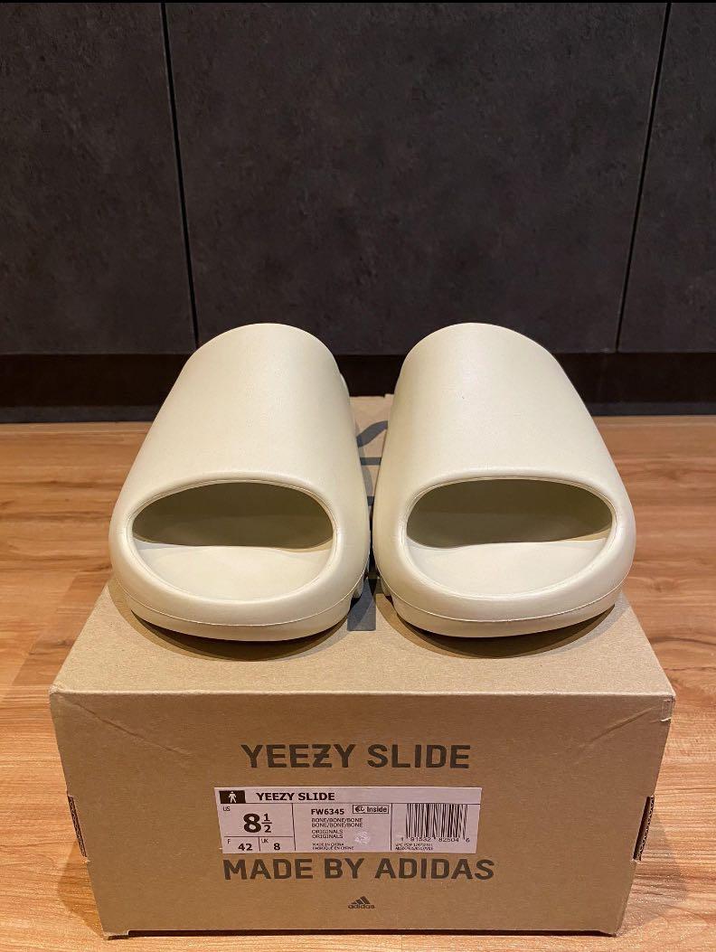 Yeezy Slide Bone PK God, Men's Fashion, Footwear, Sneakers on Carousell