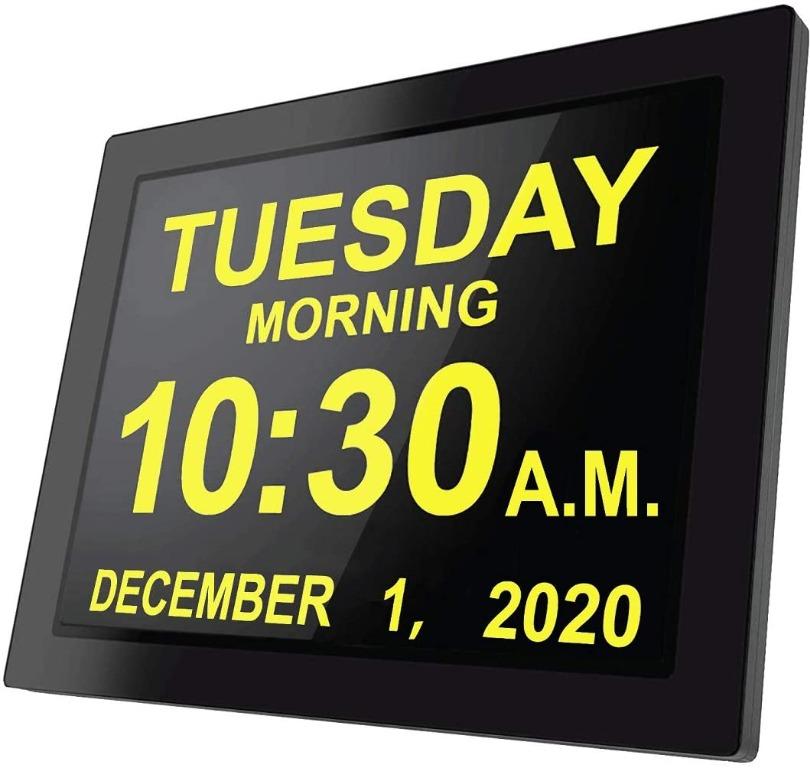 [2020 Version] 16 Reminders, Electronic Day Alarm Clock with Custom