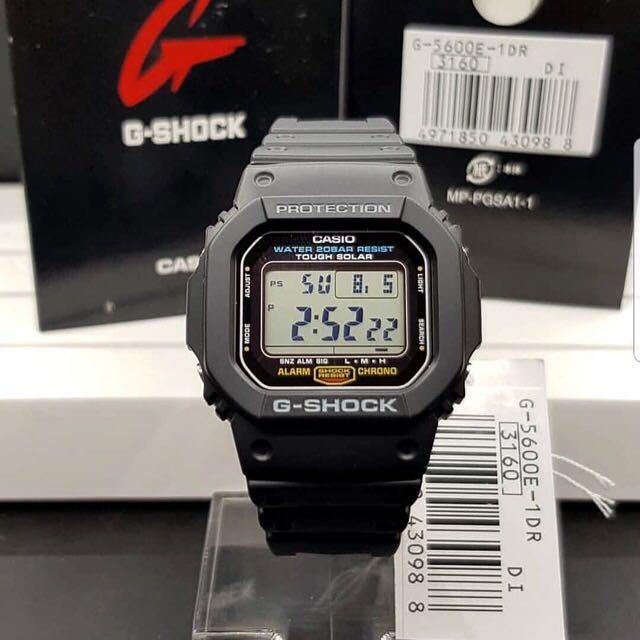 十週年特典佐敦門市現貨100% 全新Casio G-Shock G-5600E-1 G-5600 G