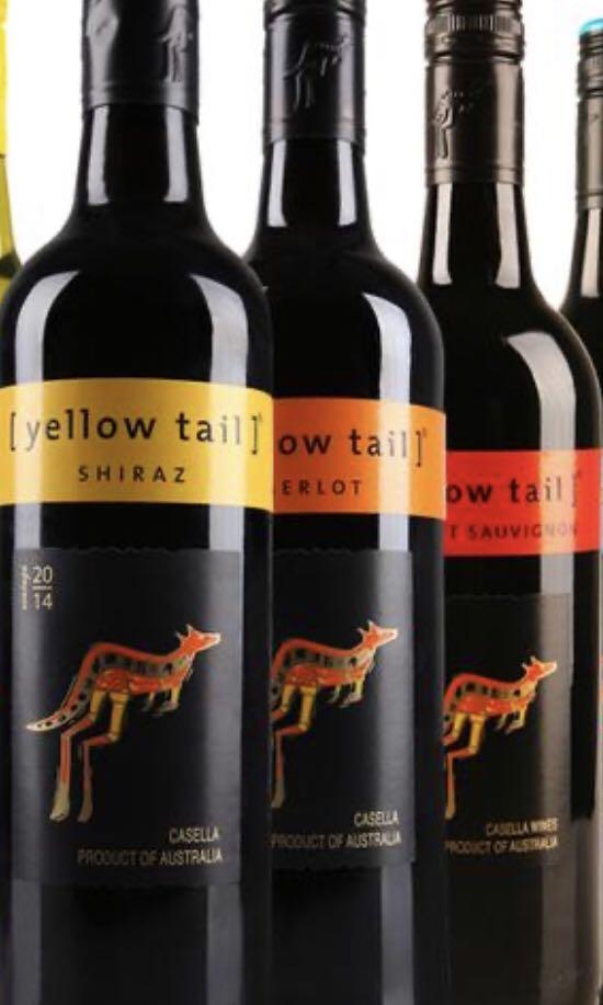 特平澳洲黃尾袋鼠紅酒australia Yellow Tail Merlot Cabernet Sauvignon Shiraz Red Wine Cheap 梅洛西拉赤霞珠紅葡萄酒飲宴慶祝敬酒婚宴婚禮平酒
