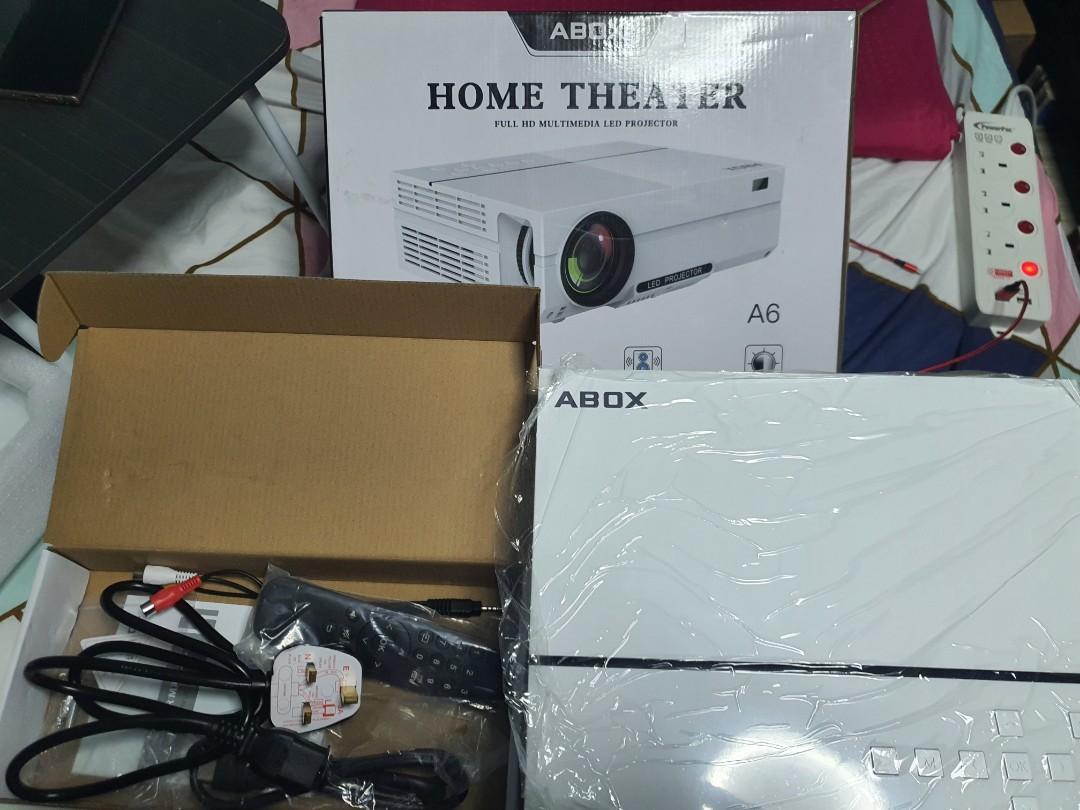 Abox A6 Home Theatre Projector Electronics Others On Carousell