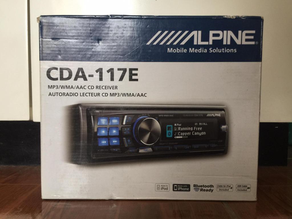 alpine radio bluetooth no unit