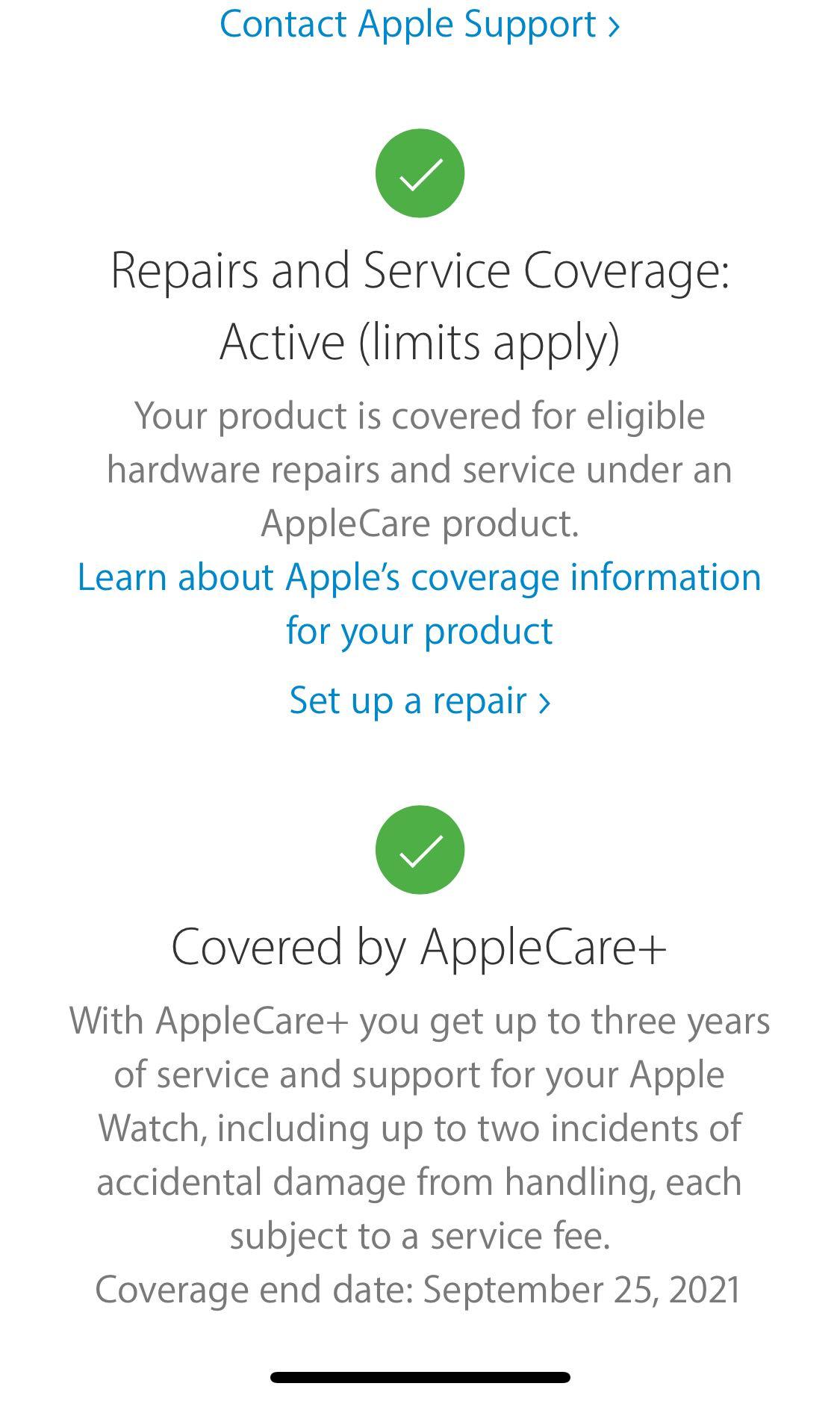 Apple watch hermes store applecare