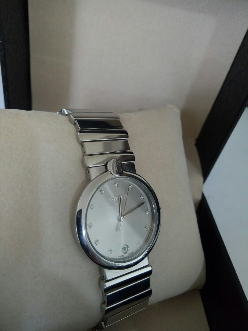 Auth Carven Paris Diamond Hours Unisex Watch, Men's Fashion, Watches ...