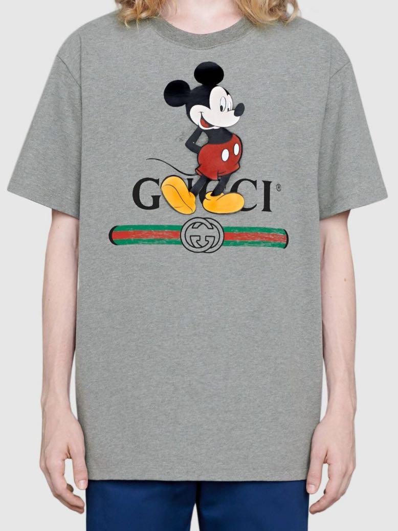mickey mouse gucci shirt authentic