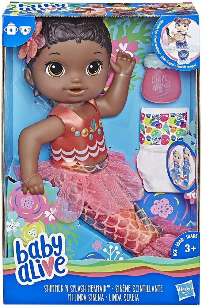 baby alive shimmer and splash mermaid doll