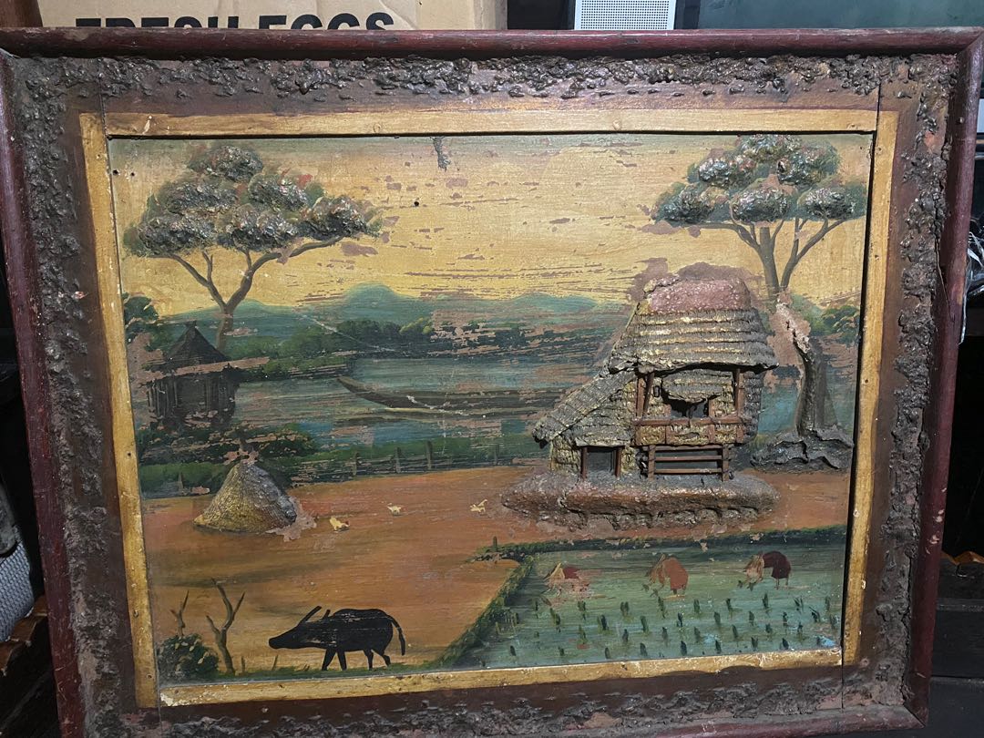 Bahay Kubo Painting Furniture And Home Living Home Decor Frames