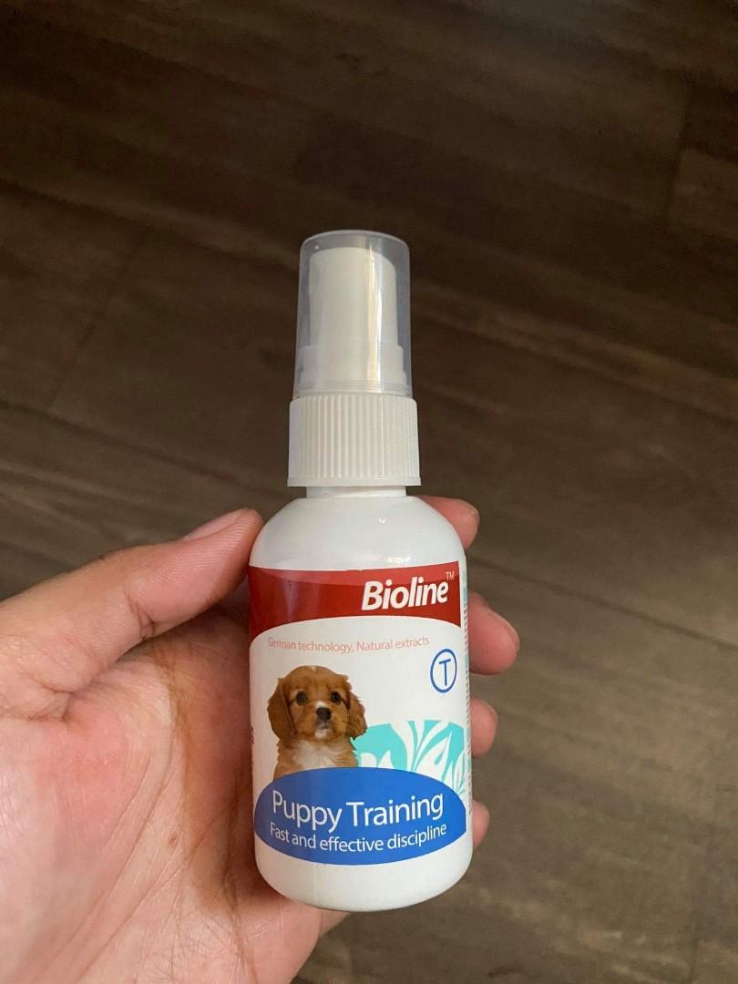 Bioline puppy training spray 2025