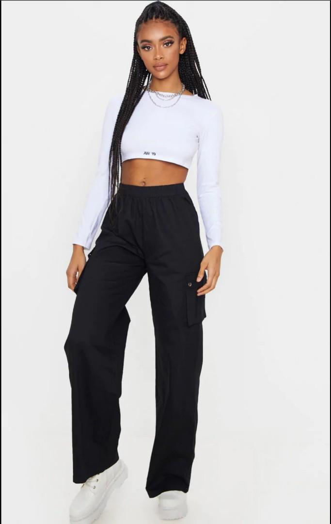 Cargo wide pants clearance